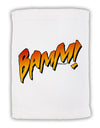 Onomatopoeia BAMM Micro Terry Sport Towel 11 x 18 inches-TooLoud-White-Davson Sales