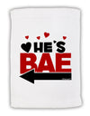 He's BAE - Left Arrow Micro Terry Sport Towel 15 X 22 inches-Sport Towel-TooLoud-White-Davson Sales