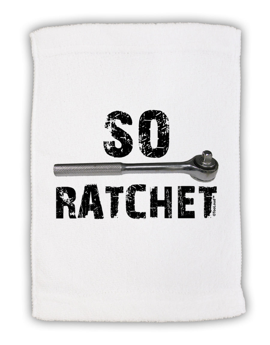 So Ratchet Micro Terry Sport Towel 11 x 18 inches-TooLoud-White-Davson Sales