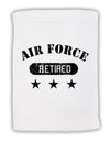 Retired Air Force Micro Terry Sport Towel 15 X 22 inches by TooLoud-Sport Towel-TooLoud-White-Davson Sales