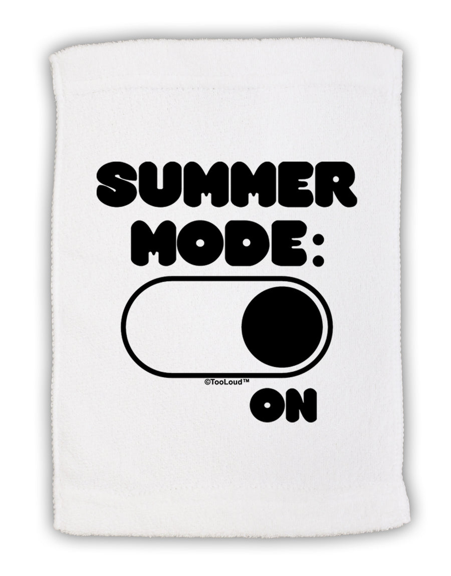 Summer Mode On Micro Terry Sport Towel 15 X 22 inches by TooLoud-Sport Towel-TooLoud-White-Davson Sales