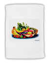 TooLoud Watercolor Fruit Bowl 3 Micro Terry Sport Towel 11 x 18 inches-TooLoud-White-Davson Sales