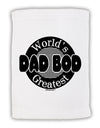 Worlds Greatest Dad Bod Micro Terry Sport Towel 15 X 22 inches by TooLoud-Sport Towel-TooLoud-White-Davson Sales