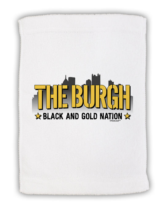 The Burgh Micro Terry Sport Towel 11 x 18 inches-TooLoud-White-Davson Sales