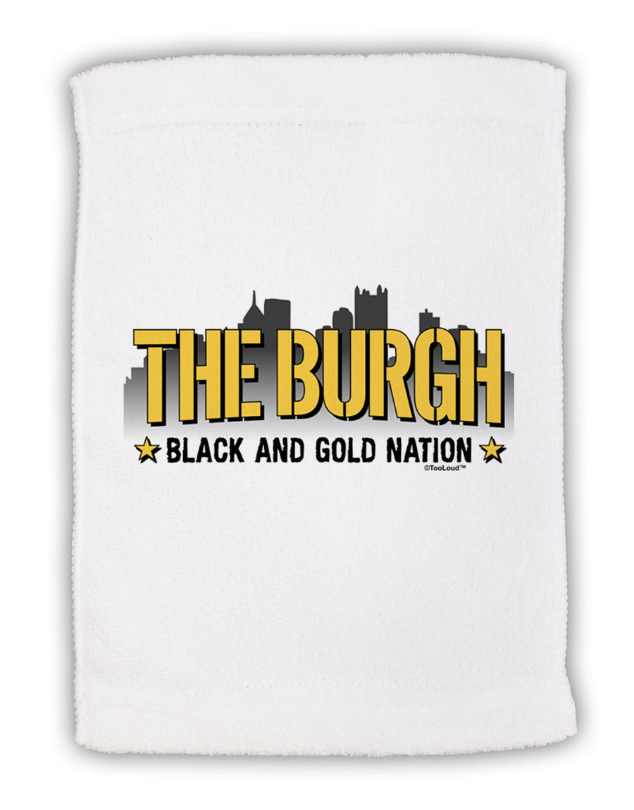 The Burgh Micro Terry Sport Towel 11 x 18 inches-TooLoud-White-Davson Sales