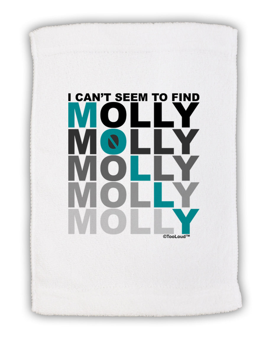 Find Molly Blue Micro Terry Sport Towel 11 x 18 inches-TooLoud-White-Davson Sales