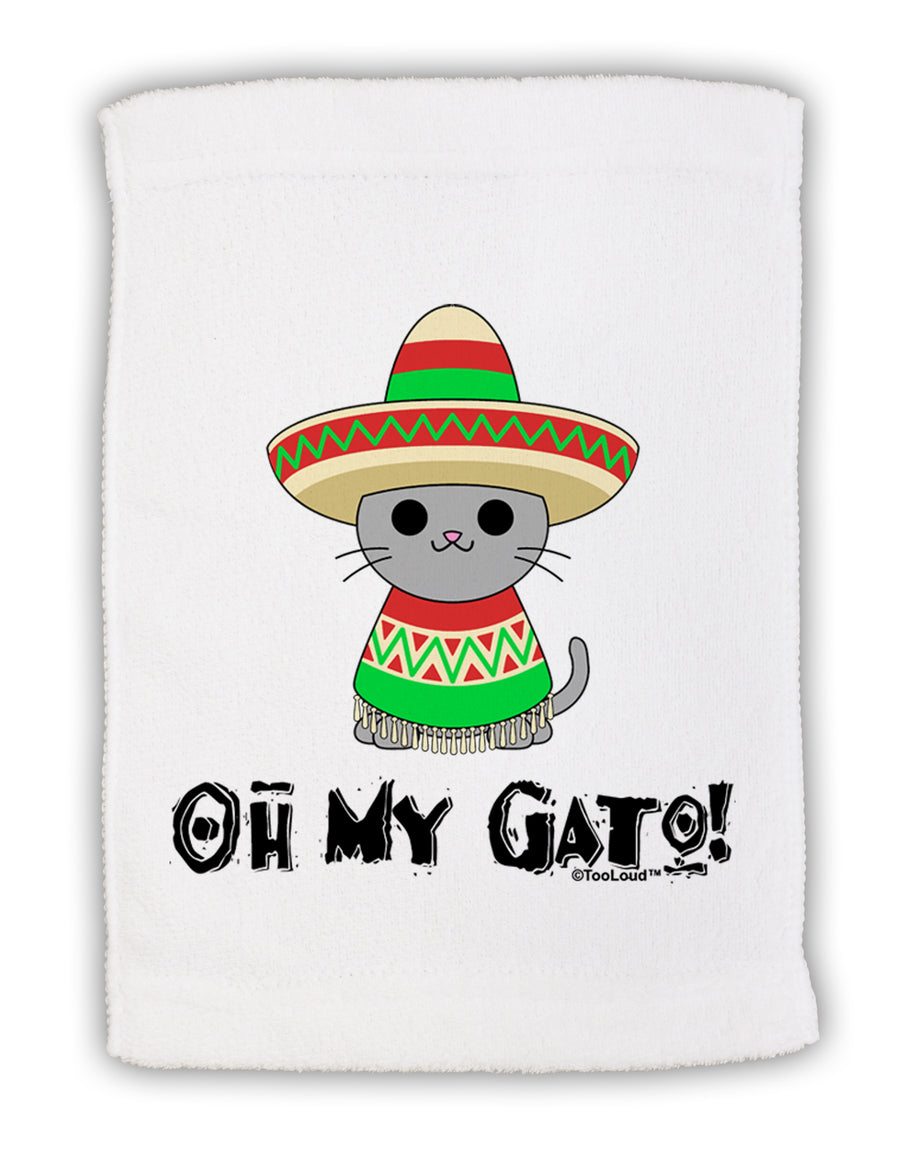 Oh My Gato - Cinco De Mayo Micro Terry Sport Towel 15 X 22 inches by TooLoud-Sport Towel-TooLoud-White-Davson Sales