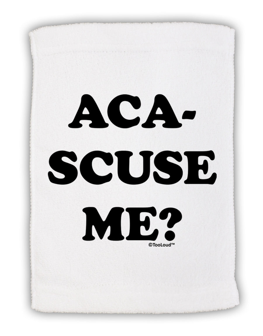 Aca-Scuse Me Micro Terry Sport Towel 15 X 22 inches-Sport Towel-TooLoud-White-Davson Sales