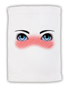 Blushing Anime Eyes Micro Terry Sport Towel 15 X 22 inches by TooLoud-Sport Towel-TooLoud-White-Davson Sales