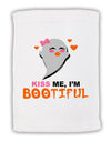 Kiss Me BOOtiful Ghost Orange Micro Terry Sport Towel 11 x 18 inches-TooLoud-White-Davson Sales