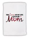 Love Of My Life - Mom Micro Terry Sport Towel 11 x 18 inches-TooLoud-White-Davson Sales