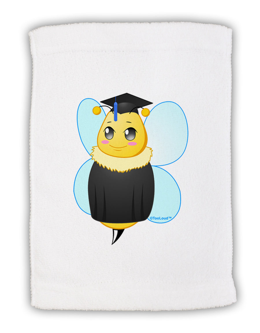 Graduation Bee Micro Terry Sport Towel 15 X 22 inches by TooLoud-Sport Towel-TooLoud-White-Davson Sales