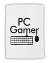 PC Gamer BnW Micro Terry Sport Towel 15 X 22 inches by TooLoud-Sport Towel-TooLoud-White-Davson Sales