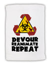 Devour Reanimate Repeat Micro Terry Sport Towel 15 X 22 inches by TooLoud-Sport Towel-TooLoud-White-Davson Sales