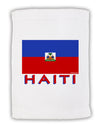 Haiti Flag Micro Terry Sport Towel 11 x 18 inches-TooLoud-White-Davson Sales