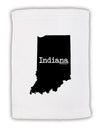 Indiana - United States Shape Micro Terry Sport Towel 11 x 18 Inch-Sport Towel-TooLoud-White-Davson Sales