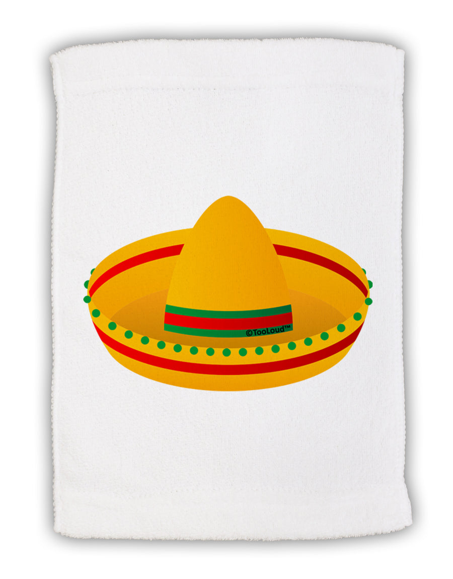 Sombrero Design Micro Terry Sport Towel 11 x 18 Inch by TooLoud-Sport Towel-TooLoud-White-Davson Sales