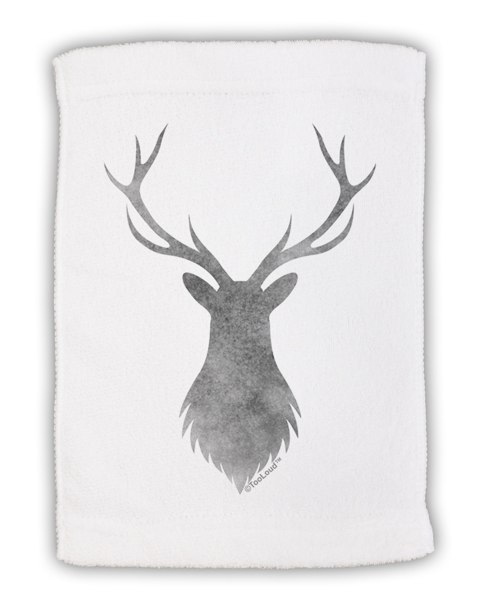 Majestic Stag Distressed Micro Terry Sport Towel 11 x 18 inches-Sport Towel-TooLoud-White-Davson Sales