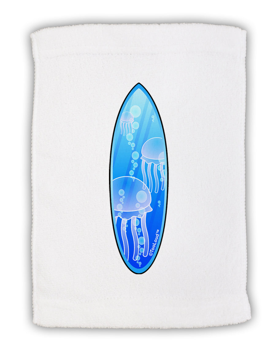 Jellyfish Surfboard Micro Terry Sport Towel 15 X 22 inches by TooLoud-Sport Towel-TooLoud-White-Davson Sales