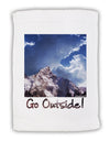 Go Outside Mountain Micro Terry Sport Towel 15 X 22 inches by TooLoud-Sport Towel-TooLoud-White-Davson Sales