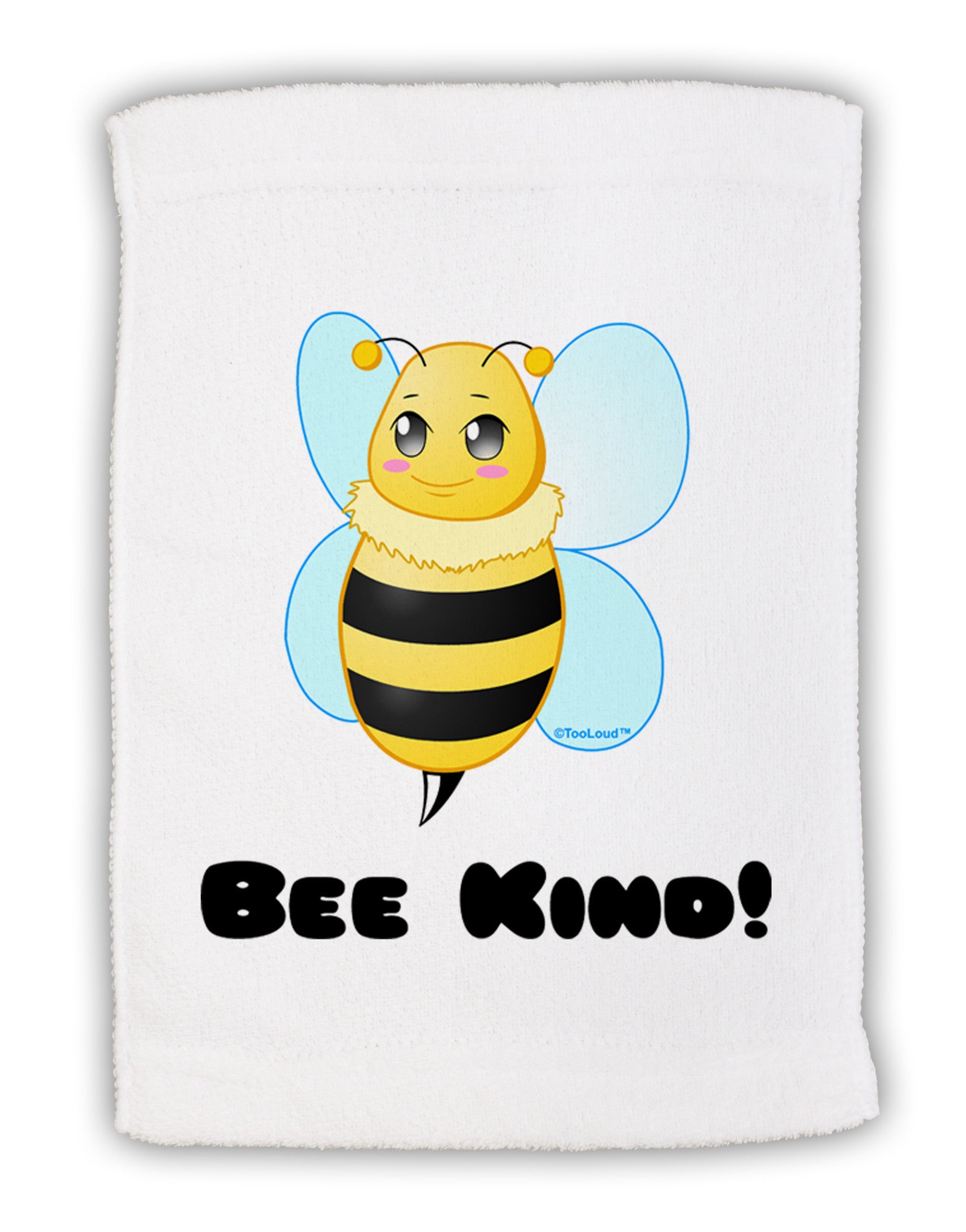 Bee Kind Micro Terry Sport Towel 11 x 18 inches-TooLoud-White-Davson Sales