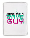 Send Me A Rave Guy Micro Terry Sport Towel 11 x 18 inches-TooLoud-White-Davson Sales