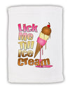 Lick Me Till Ice Cream Micro Terry Sport Towel 15 X 22 inches-Sport Towel-TooLoud-White-Davson Sales