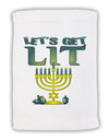 Let's Get Lit Menorah Micro Terry Sport Towel 15 X 22 inches-Sport Towel-TooLoud-White-Davson Sales