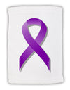 Epilepsy Awareness Ribbon - Purple Micro Terry Sport Towel 15 X 22 inches-Sport Towel-TooLoud-White-Davson Sales