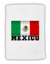 Mexico Flag Micro Terry Sport Towel 11 x 18 inches-TooLoud-White-Davson Sales