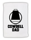 Cowbell Dad Micro Terry Sport Towel 15 X 22 inches by TooLoud-Sport Towel-TooLoud-White-Davson Sales