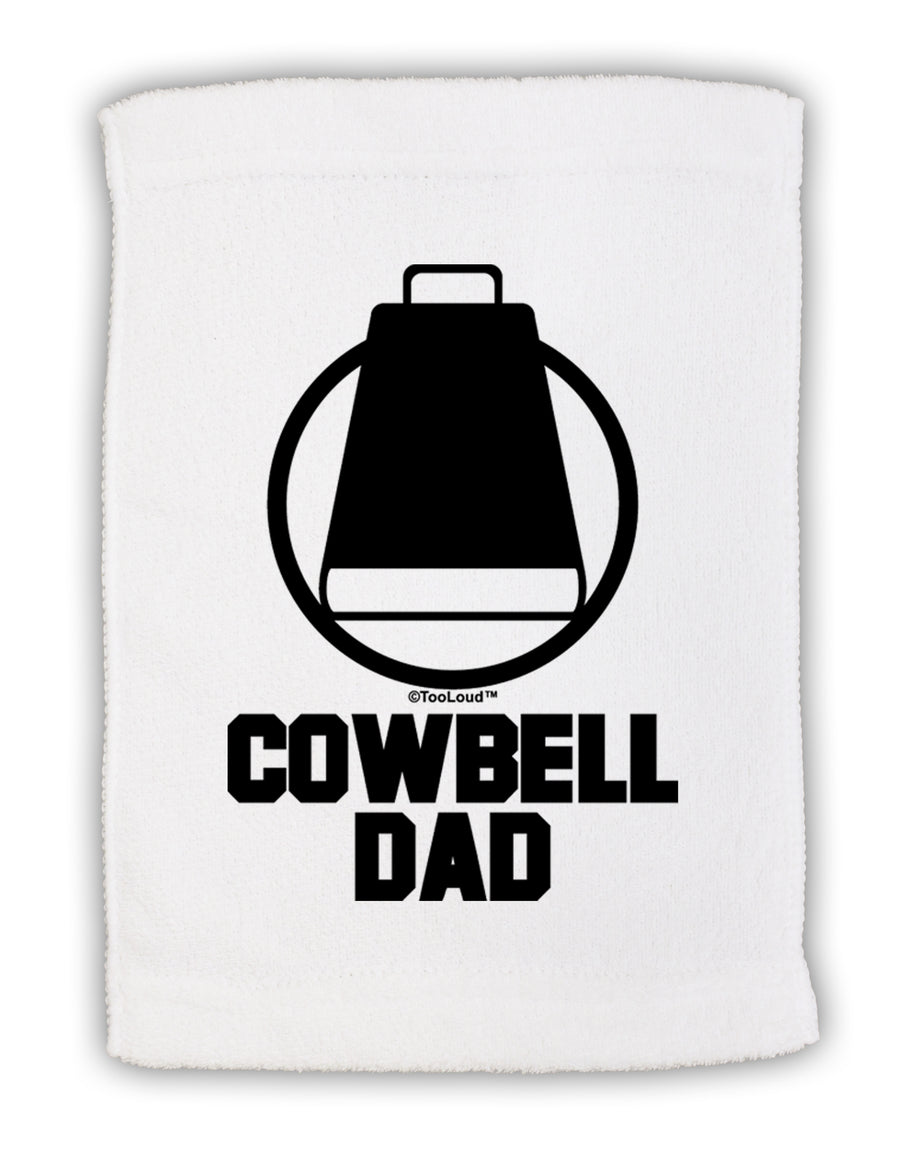 Cowbell Dad Micro Terry Sport Towel 15 X 22 inches by TooLoud-Sport Towel-TooLoud-White-Davson Sales