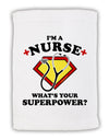 Nurse - Superpower Micro Terry Sport Towel 11 x 18 inches-TooLoud-White-Davson Sales