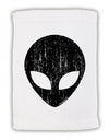 Extraterrestrial Face - Alien Distressed Micro Terry Sport Towel 11 x 18 Inch by TooLoud-Sport Towel-TooLoud-White-Davson Sales