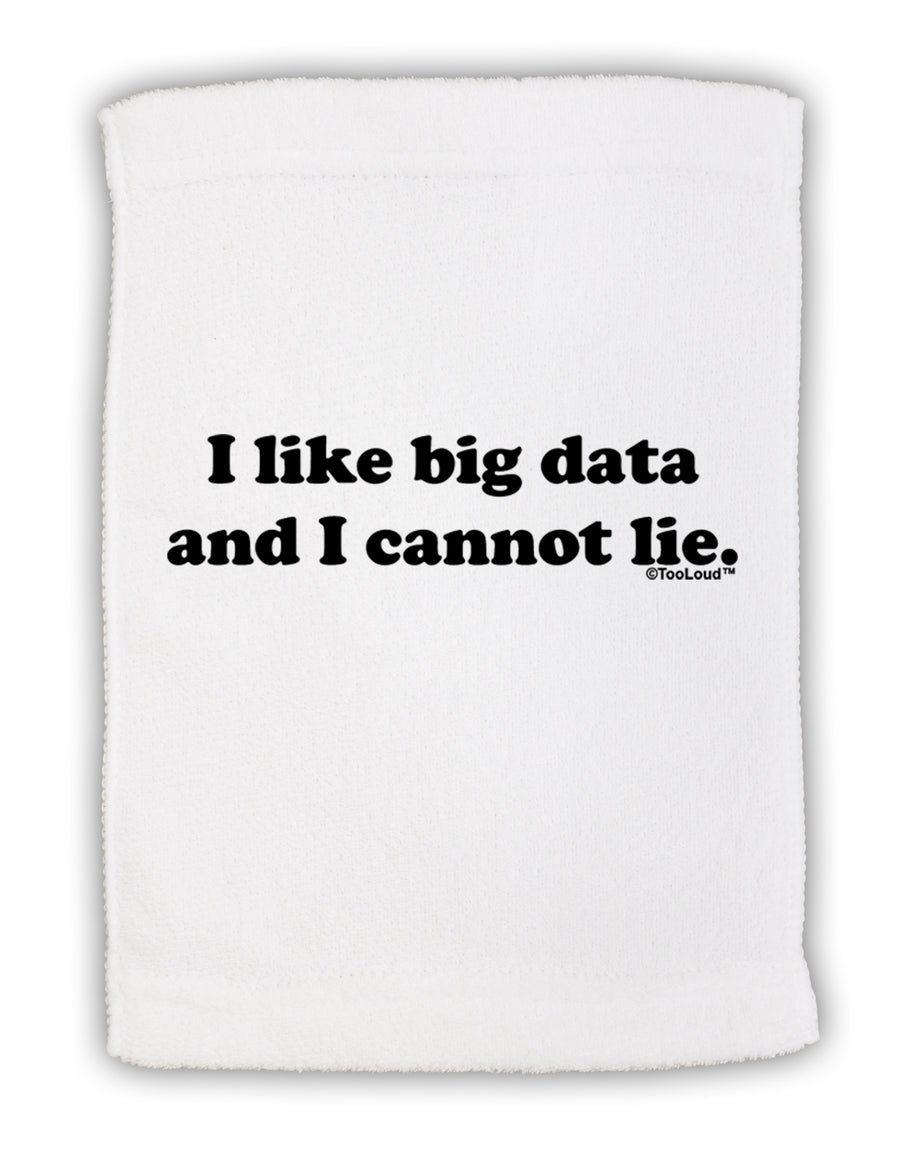 I Like Big Data Micro Terry Sport Towel 15 X 22 inches by TooLoud-Sport Towel-TooLoud-White-Davson Sales