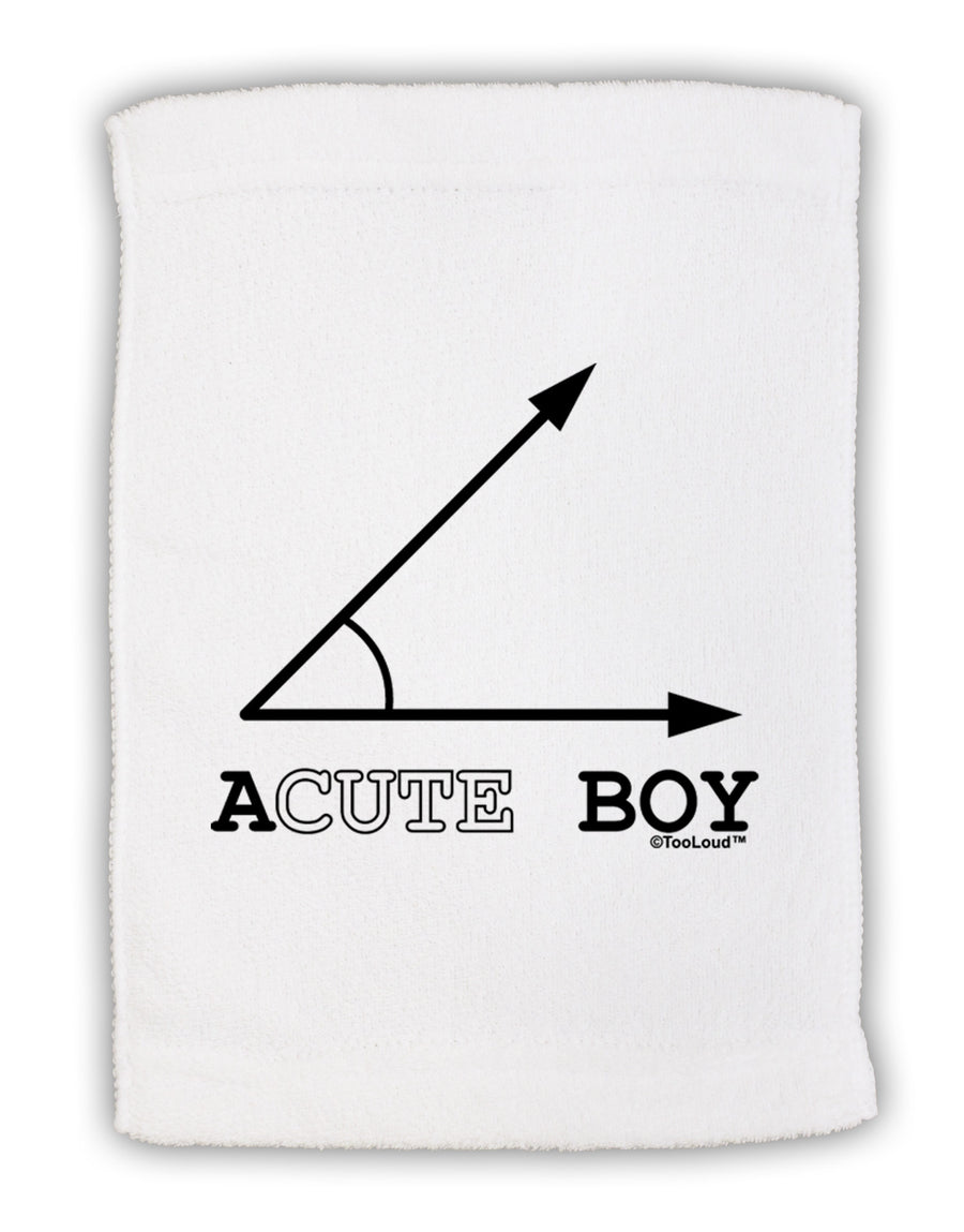 Acute Boy Micro Terry Sport Towel 11 x 18 inches-TooLoud-White-Davson Sales
