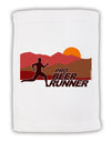 Pro Beer Runner Man Micro Terry Sport Towel 11 x 18 inches-TooLoud-White-Davson Sales