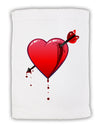 Shot Through the Heart Bleeding Micro Terry Sport Towel 15 X 22 inches by TooLoud