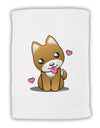 Kawaii Puppy Micro Terry Sport Towel 11 x 18 inches-TooLoud-White-Davson Sales