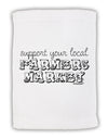 Support Your Local Farmers Market Micro Terry Sport Towel 15 X 22 inches-Sport Towel-TooLoud-White-Davson Sales