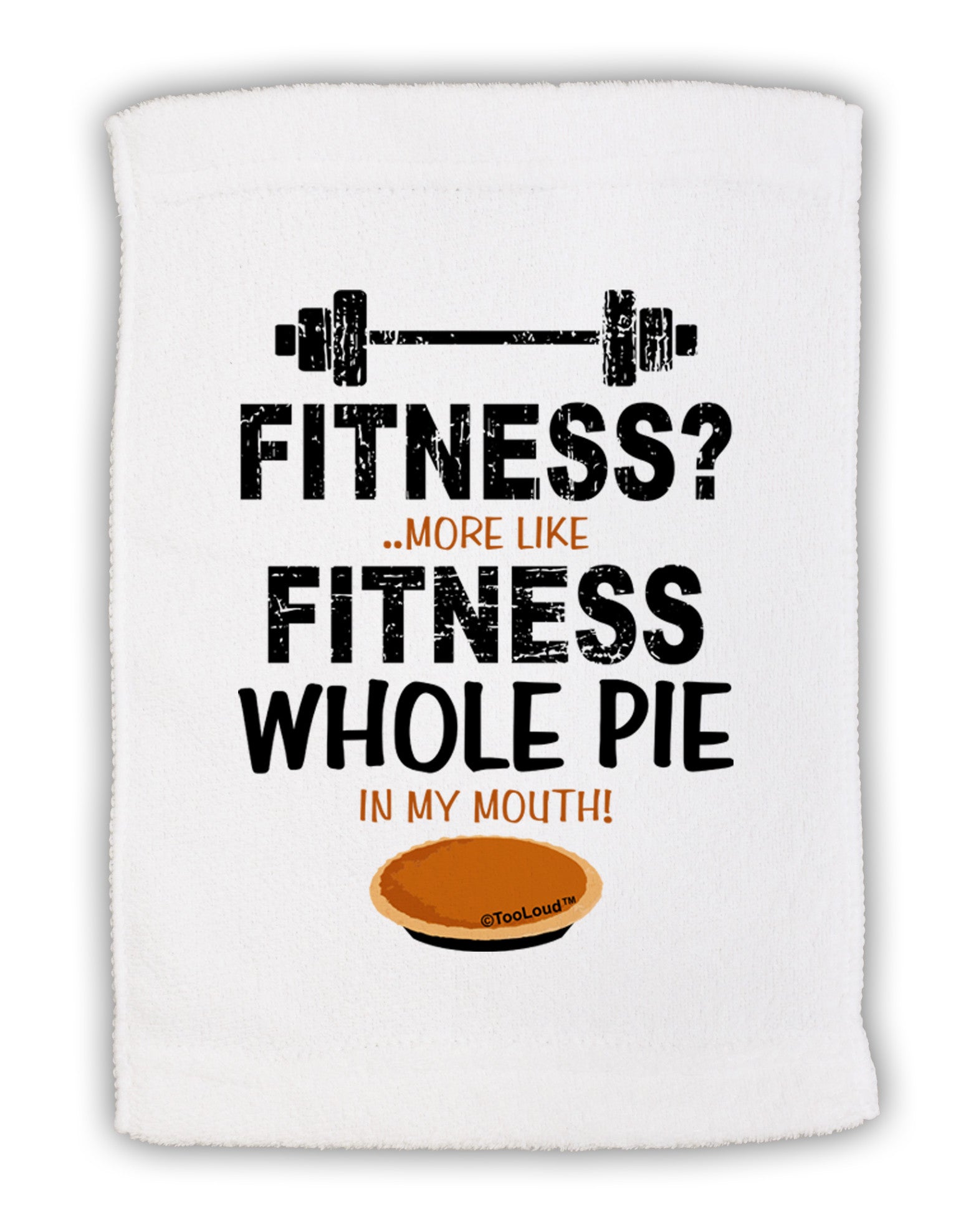 Fitness Whole Pie Micro Terry Sport Towel 11 x 18 inches-Sport Towel-TooLoud-White-Davson Sales