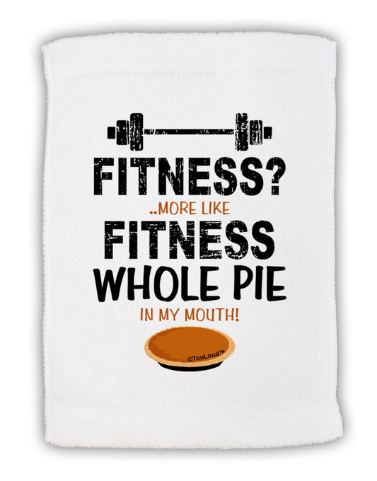 Fitness Whole Pie Micro Terry Sport Towel 11 x 18 inches-Sport Towel-TooLoud-White-Davson Sales