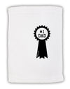 Number One Dad Award Ribbon Micro Terry Sport Towel 15 X 22 inches-Sport Towel-TooLoud-White-Davson Sales