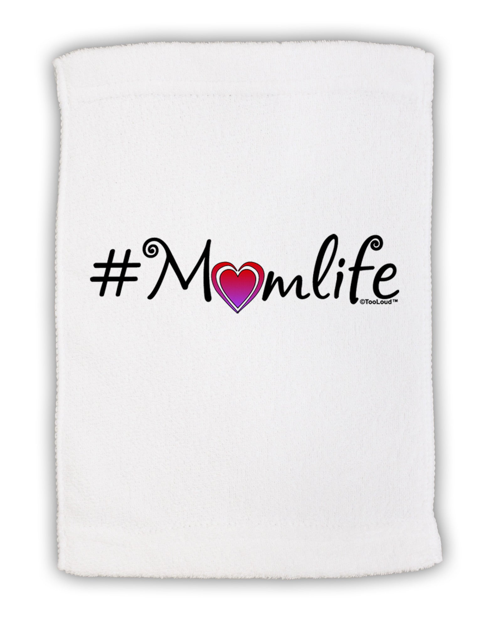 Hashtag Momlife Micro Terry Sport Towel 15 X 22 inches by TooLoud-Sport Towel-TooLoud-White-Davson Sales