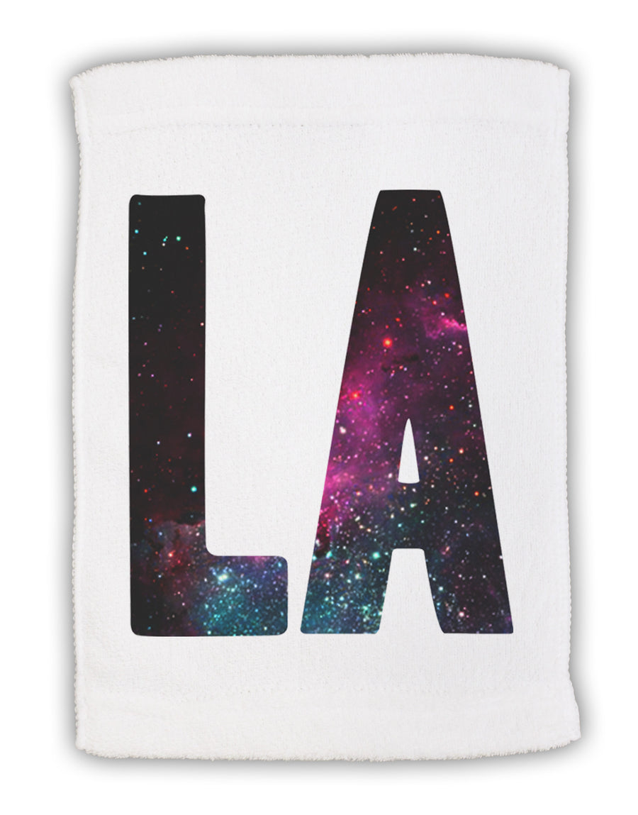 LA Outer Space Desgin Micro Terry Sport Towel 11 x 18 inches-Sport Towel-TooLoud-White-Davson Sales