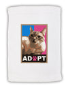 Adopt Cute Kitty Cat Adoption Micro Terry Sport Towel 11 x 18 inches-TooLoud-White-Davson Sales