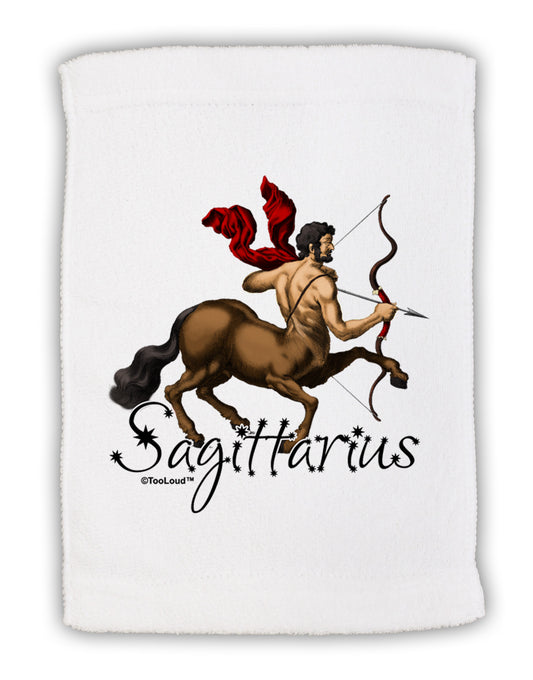 Sagittarius Color Illustration Micro Terry Sport Towel 11 x 18 inches-TooLoud-White-Davson Sales