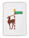 Rudolf Ratchet Reindeer Color Micro Terry Sport Towel 11 x 18 inches-TooLoud-White-Davson Sales