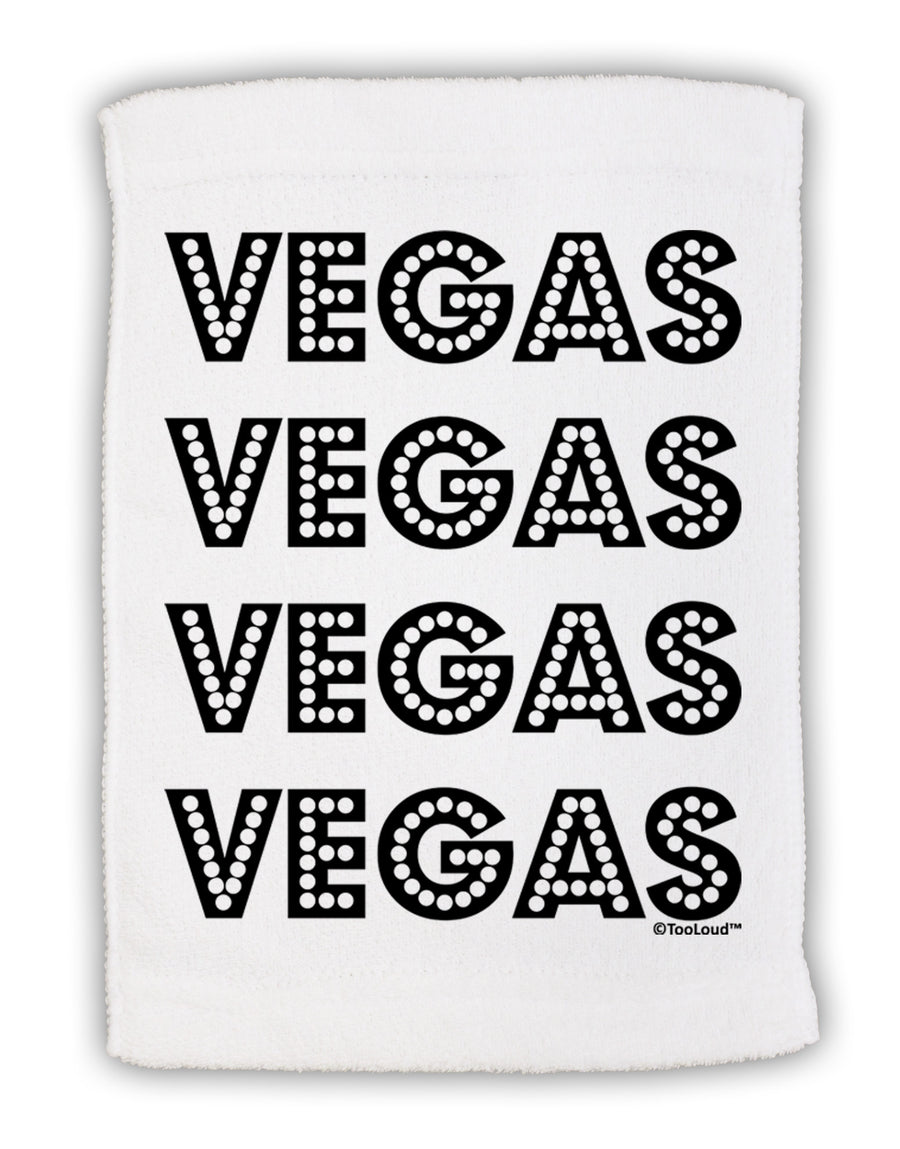 Vegas - Vegas Style Show Lights Micro Terry Sport Towel 11 x 18 Inch by TooLoud-Sport Towel-TooLoud-White-Davson Sales