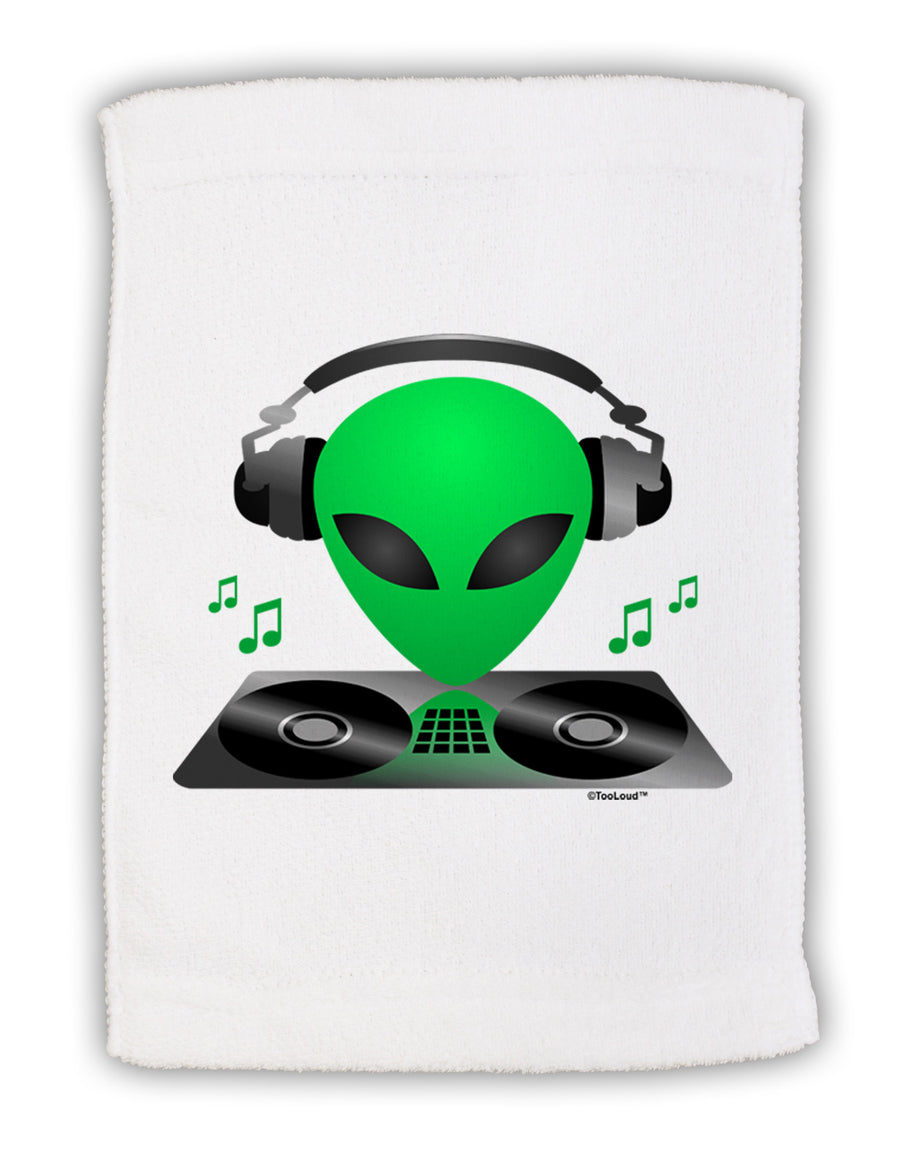 Alien DJ Micro Terry Sport Towel 11 x 18 inches-TooLoud-White-Davson Sales